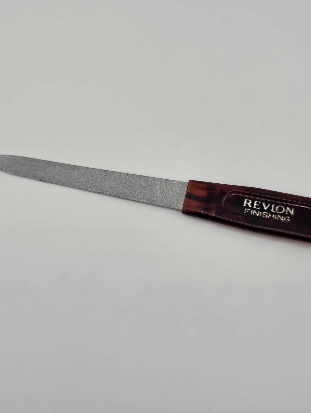 Vintage Revlon Emery Nail File Shaping Finishing Pointed Tip